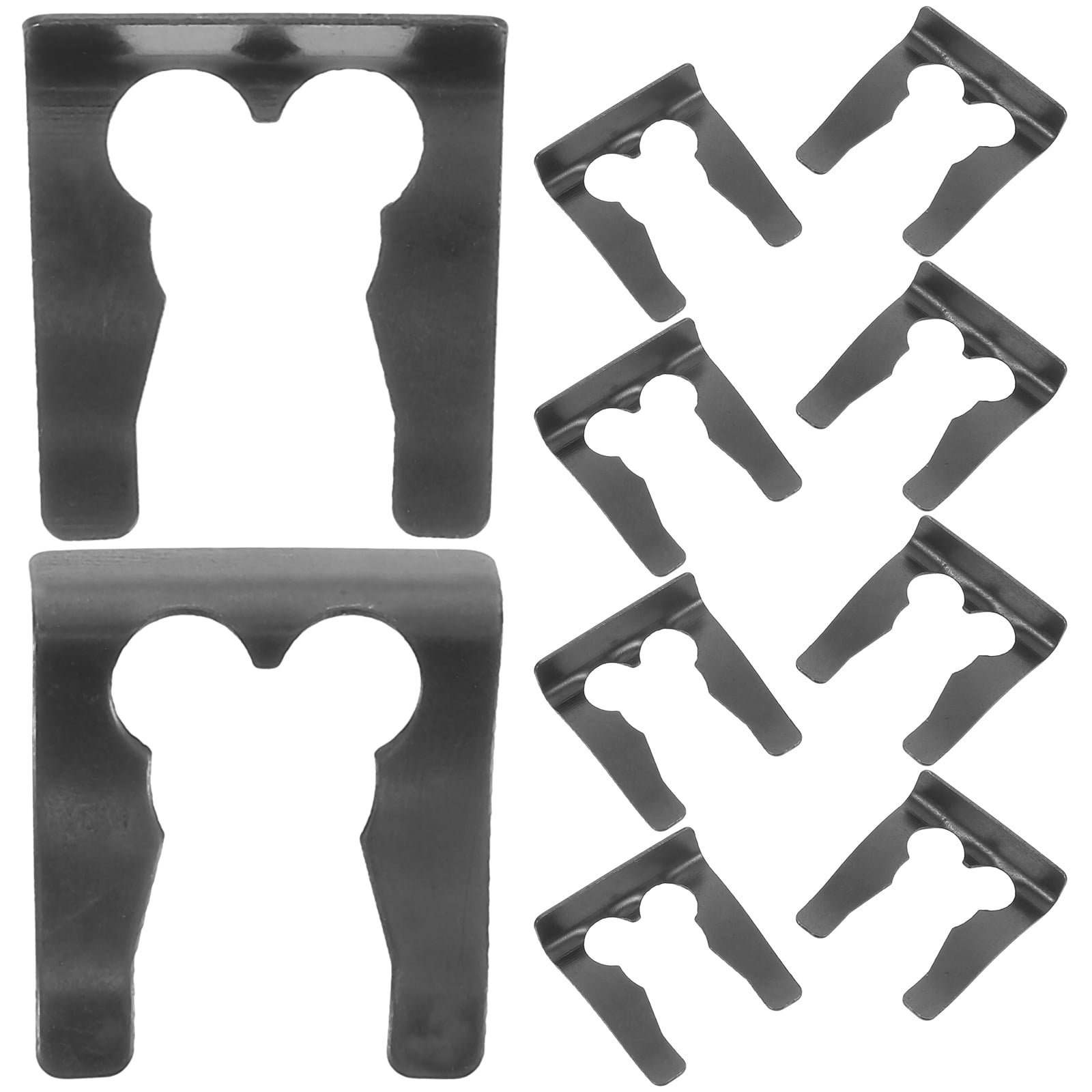 10Pcs U Shaped Automotive Brake Line Clamps for Universal Brake Hoses Secure Reliable Connection