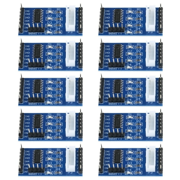 10Pcs ULN2003 Steppers Motor Driver Board Module for 5V 4 Phase 5 Line