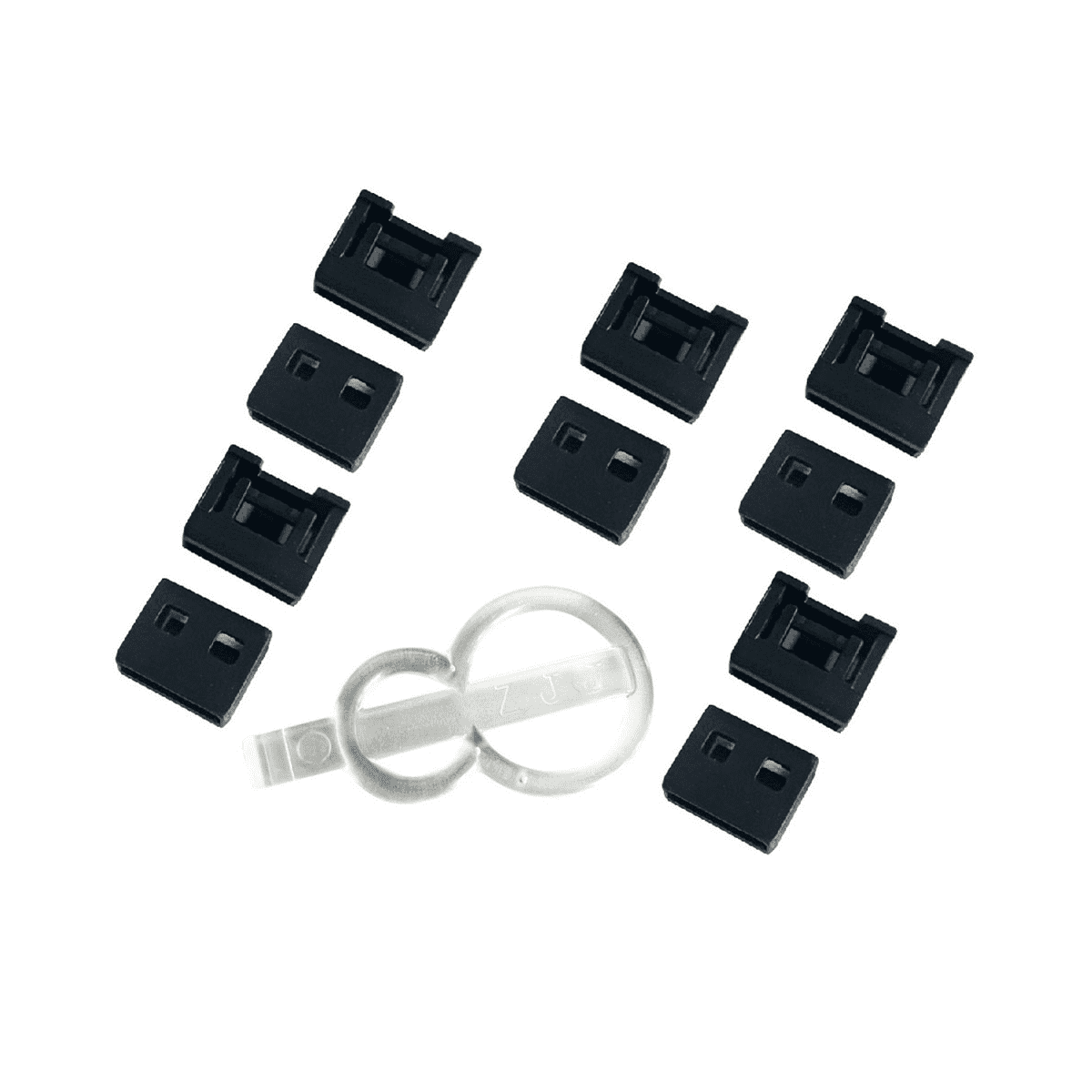 10Pcs USB Dust Plug Charger Port Cover Cap USB Security Lock Universal