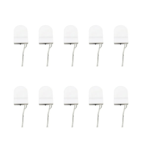 Pack of 10pcs Plastic CR2032 Coin Cell Holder Case Secure LIR2032 Storage Box for Calculators Key Remote Controls