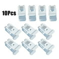 thumbnail image 1 of 10Pcs Universal Car Ceiling Handle Clips Roof Handle Interior Trim Panel Fastener Clips U Type Metal Clips Car Accessories, 1 of 9