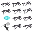 thumbnail image 1 of 10Pcs Universal Protable Lavalier Mic Clip Lapel Tie Microphone Clamp Holder, 1 of 8