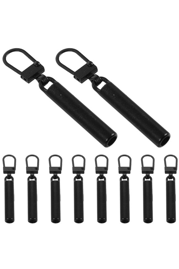 10Pcs Universal Zipper Pull Replacements for Coats Backpacks and Luggage Repair