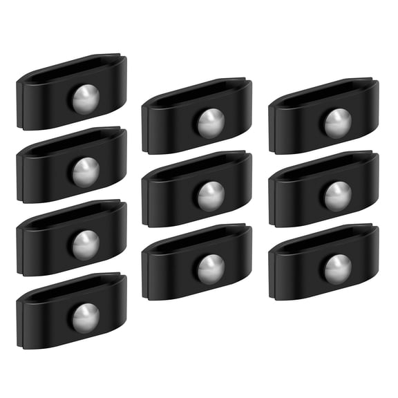 10Pcs Universals Metal Fence Brackets For Double Rails Meshes Panels Simple Installation Industrial Fence Clip