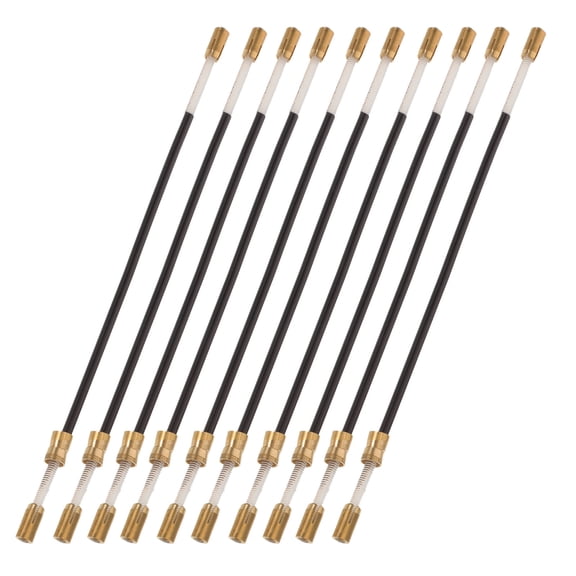 10Pcs Versatile Black Nylon Violin Tailpiece Cable for Concerts Music Lessons and Daily Practice