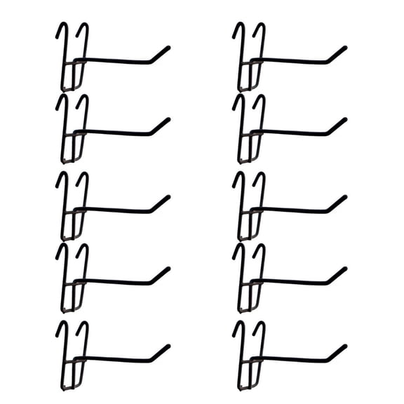 10Pcs Versatile Pegboard Hooks Grids Wall Mesh Retail Display Shop Peg Goods Shelf Minimalists Panel Pegboard Hooks