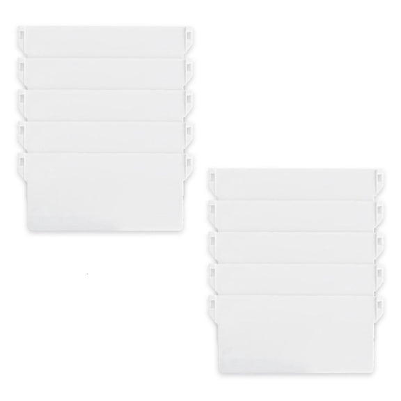 10Pcs Vertical Blind Replacement Weights Replacement for 5inch Slats White ABS Easy Fit Blind Spare Part
