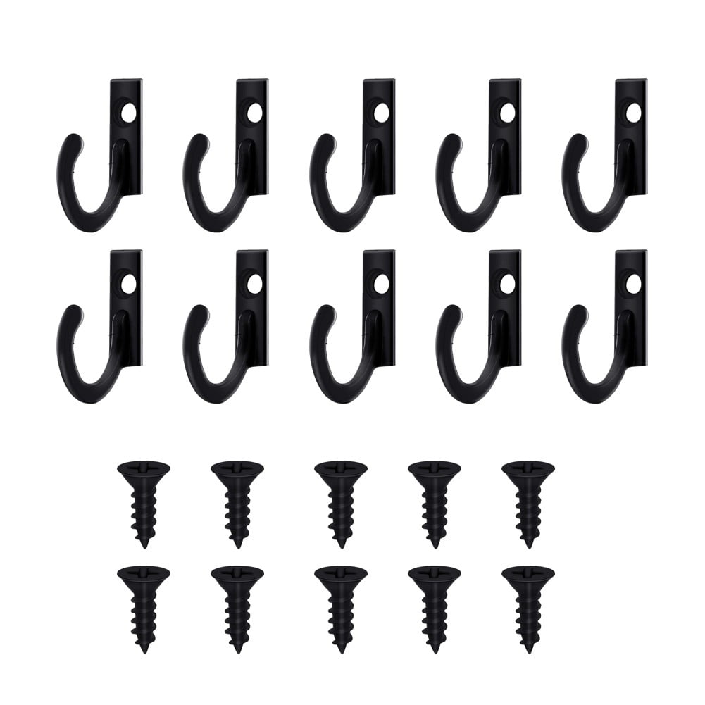 10Pcs Vintage Coat Hooks Wall Mounted Cast Antique Hook Door Robe