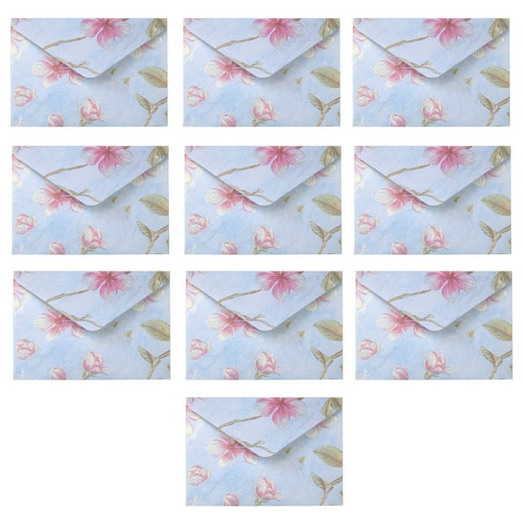 10Pcs Vintage Flower Envelopes 6x4Inch Folding Envelopes Invitation Envelopes For Wedding Valentines Card And Mailing