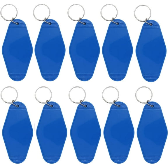 10Pcs Vintage Motel Keychain, Blank Hotel Keychains Key Tag