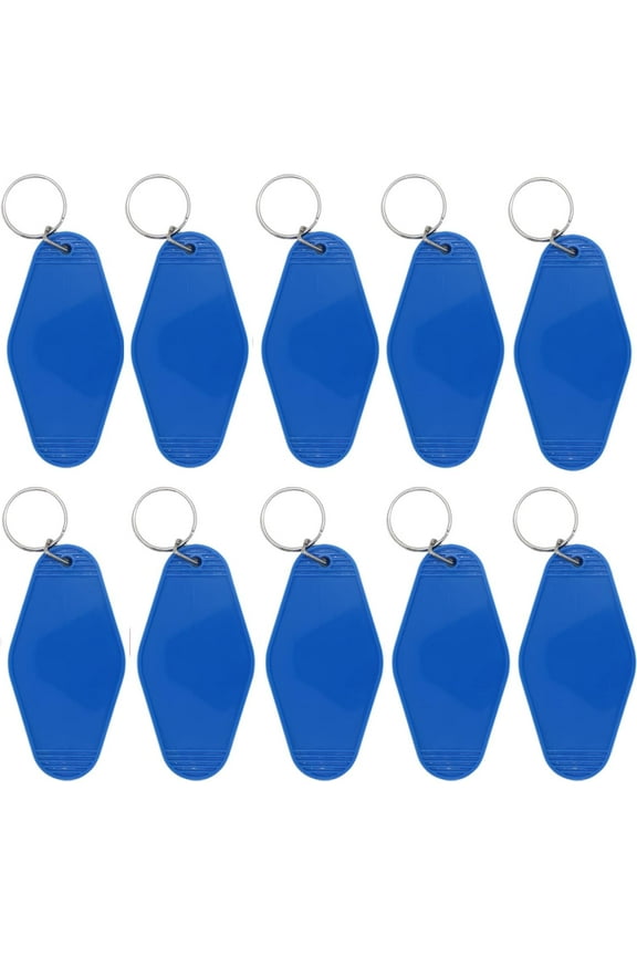10Pcs Vintage Motel Keychain, Blank Hotel Keychains Key Tag