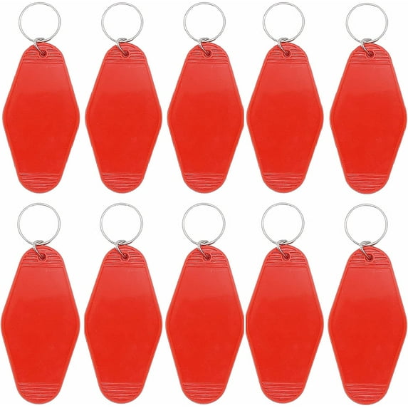 10Pcs Vintage Motel Keychain, Blank Hotel Keychains Key Tag