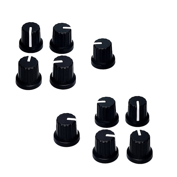 10Pcs Volumes Control Knob Potentiometer Knobs 6mm Shaft Hole Amplifier Knob