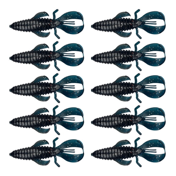 10Pcs Wacky Worms Fish Lures Fishing Wacky Baits Soft Plastic Lures Wacky Soft Worms Wacky Worms Baits Set