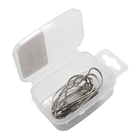 10Pcs Wackys Rig Hook AntiHanging Bottom Mouthguard Fishes Hook Weedless Fishes Hook with Tackle Box Easily to Use