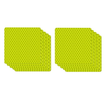 10Pcs Warning Reflective Stickers Reflective Tape Safety Reflective Sticker Night Visibility Waterproof Reflector Sticker Dot Reflective Tape Sticker for Vehicle, Bicycles, Motorcycles, Clothing