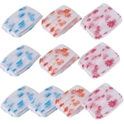 10Pcs Waterproof Point Bath Hair Cover Elastic Bath Hat Bathing Cap for Women Bathroom Reusable Shower Hat