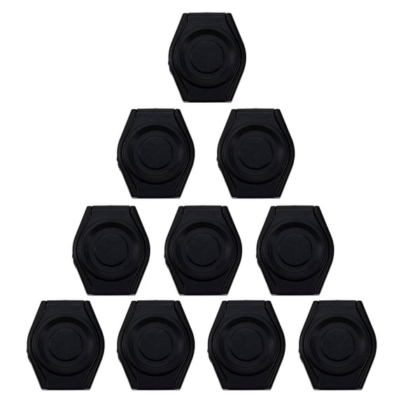 LITINKIMI 10Pcs Web Camera Lens Shutter Cover Black ABS Material Ultra Thin Flip Design