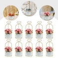 thumbnail image 1 of 10Pcs Wedding Flower Basket Metal Geometric Centerpiece Elegant Gold Table Decor, 1 of 32