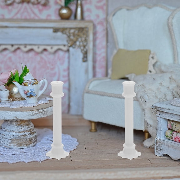10Pcs Wedding Roman Column Pillars White Plastic Carved Pillar for Elegant Stage Decoration