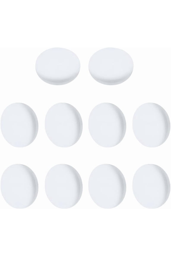 10Pcs White Button Covers for Jeans Suitable for 15mm Button TPU Cover Shirt Buttons Cover Aviod Shirt Holes for Jeans Buttons Sewing Kit Replacement for Shirts Jean Cufflinks Making DIY