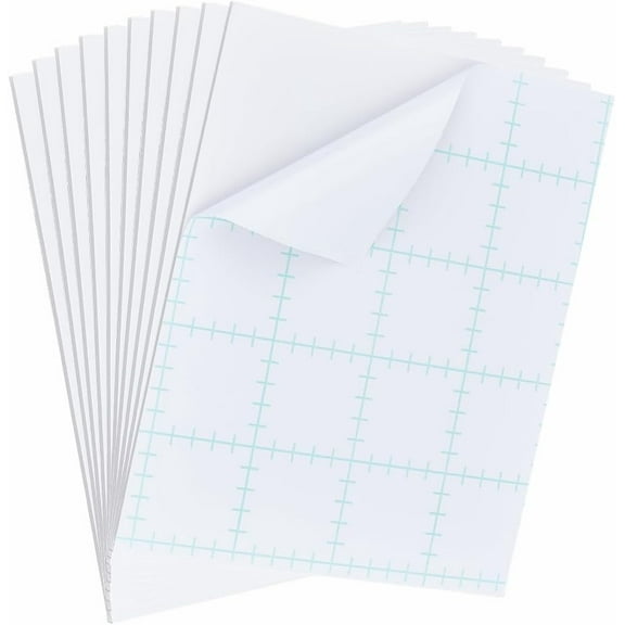 10Pcs White Self Adhesive Foam Boards 7.9x9.8 Inch Foam Core Baking Boards 5mm Thick Craft Foam Sheet Rectangle Foam Blank Boards for Picture and Poster Mounting Crafts Artworks