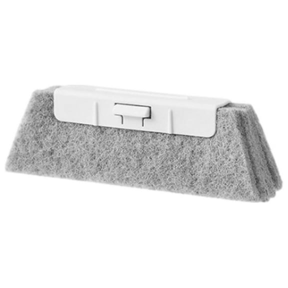 10Pcs Window Brush! Usloyux Two-in-One Tool with Crevice Brush for Sill Cleaning, Handheld Scrubber for Glass Tracks, Multi-Surface Cleaner for Doors Windows, Durable Brush with Comfortable Grip
