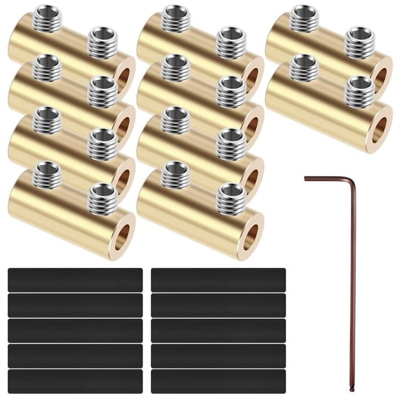 10Pcs Wire Connector Nut Kit 80A Copper Splicing Wiring Connector Waterproof Circuit Wire Connecting Terminal