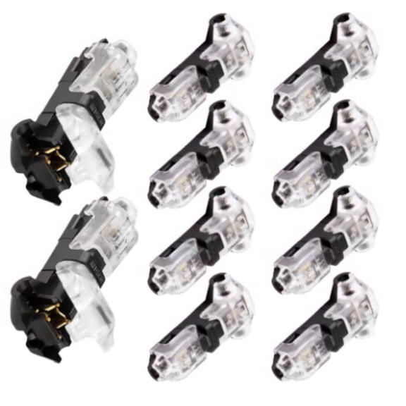 10Pcs Wire Connectors Quick Splices Electrical Cable Crimp Auto Terminals for Wire