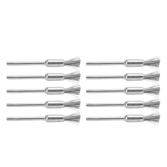 XCAN Wheel Brush Kit 10pcs 22mm Stainless Steel/Brass/Nylon Wire Brush