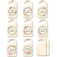 thumbnail image 1 of 10Pcs Wood Baby Wardrobe Dividers Flower Clothes Size Dividers Wreath Closet Organizers Nursery Decor from Newborn to 36 Month Hanger Baby Nursery Infant Hangers Divider for Newborn Shower Colorful, 1 of 6