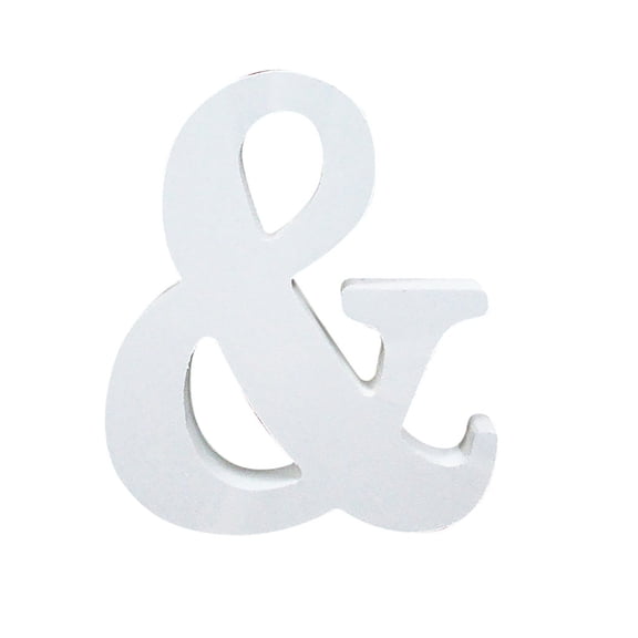 10Pcs Wooden Letters For Home Decor, Usloyux Wedding Wooden Letters, Freestanding White Painted Wood Decorations for Birthday Party Home Decor, Tabletop Mantel Shelf Display, Personalized Anniversary