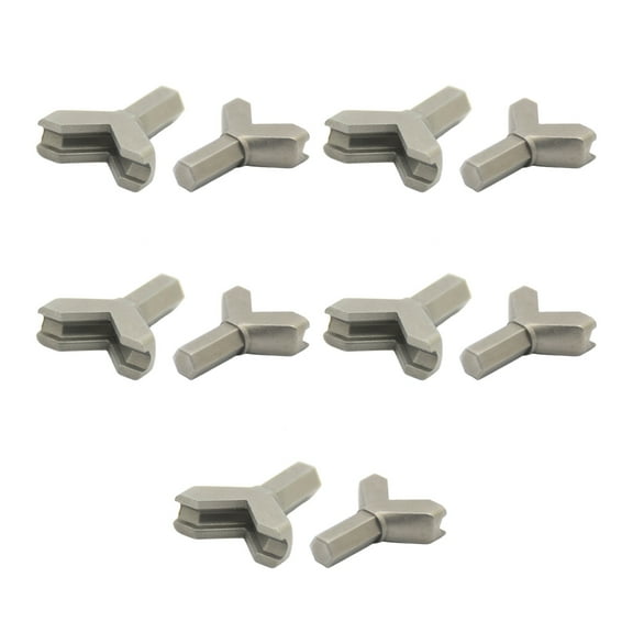 10Pcs Y Shaped Cup Hook Tool Set for Kitchen Under Cabinet Installation