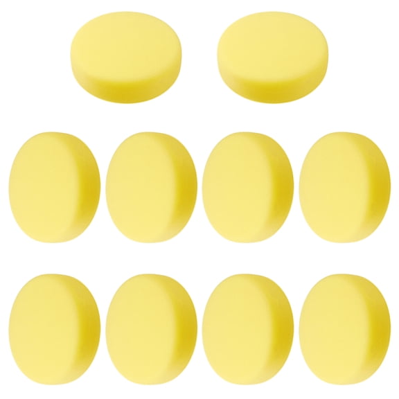 10Pcs Yellow Button Covers
