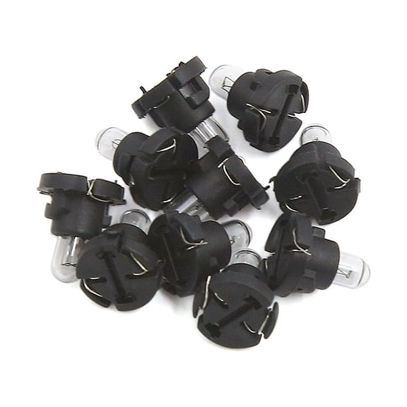 10Pcs Yellow T4 Dashboard  Indicator Side Light Bulb for Car Vehicle Internal