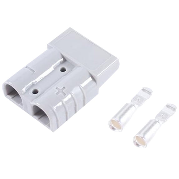 10Pcs for Anderson Plug Connector 50A 600V 6AWG Silver Plated Solid Copper Terminal Power Tools