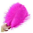 thumbnail image 1 of 10Pcs/lots Colored Ostrich Feathers 15-35cm for Wedding Party Decor DIY Handicraft Accessories Table Centerpieces, 1 of 7