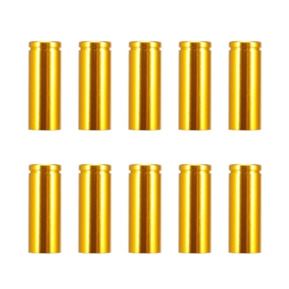 10Pcs/pack Aluminum Alloy Bicycles Brake Cable Cap End Tips Crimp Road Mountain Bikes Cable End Caps Set for Bike Shift