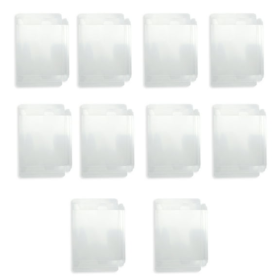 10Pcs/pack Clear Protective Cover Case Transparent PET Plastic Game Cartridge Sleeve Protectors for Game Card Box
