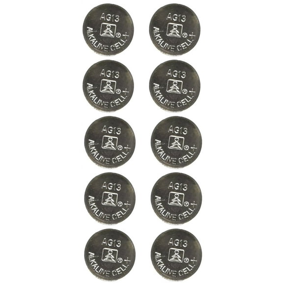 10Pcs/pk AG13 LR44 LR1154 SR44 A76 357A 303 357 Alkaline Coin Cell Button Battery