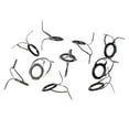 thumbnail image 2 of Fishing Rod Tip Eye – Stainless Black 2.1mm ID, 5mm Hematite Eyelet, Coarse Saltwater 2 of 6