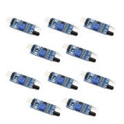 10PcsDIY-Friendly Infrared Sensor for Robotics Projects Obstacle Detection, 3mm Mounting Holes for Beginners