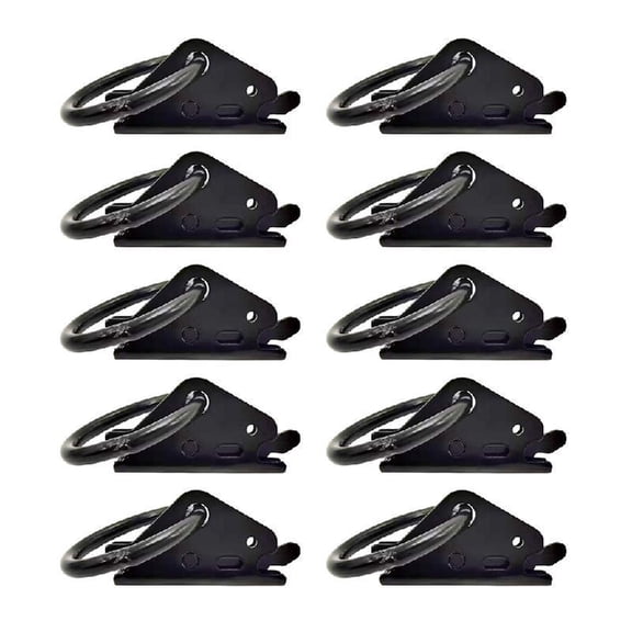 10Piece E Track Clips Cargo Anchors Fastening For Truck Trailers Cargo Tie Downs Transport Industry