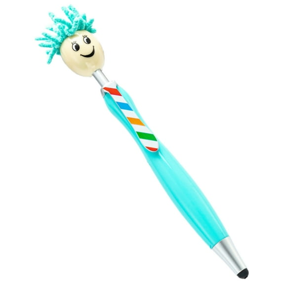 10Pieces 2-in-1 Ballpoint Pen with Stylus Tip, Touching Screen Pen Retractable Ballpoint Pen for Writing Drawing Noting