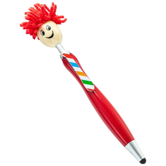 10Pieces 2-in-1 Ballpoint Pen with Stylus Tip, Touching Screen Pen Retractable Ballpoint Pen for Writing Drawing Noting