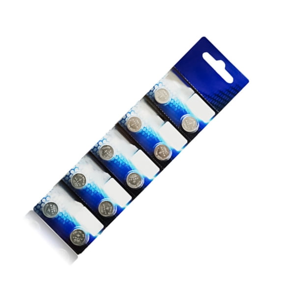10Pieces AG12 LR43 Alkaline Button Batteries for Miniature Electronic Gadgets
