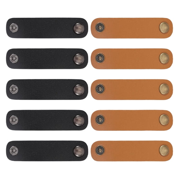 10Pieces Adjustable Scarf Clasps Button Soft PU Materials for Shawls Blouses Gift