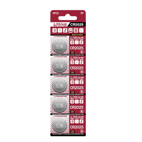 10Pieces DL2025 ECR2025 BR2025 Lithium Button Batteries for Keyless Entry Digital Thermometers and Electronics