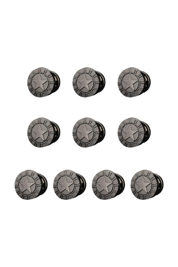 10Pieces Decorative Shoe Screw Studs Rivets For Casual Leather Sandals Beach Shoe Interchangeable Metal Accessories