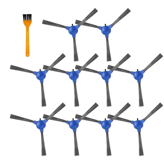 10Pieces Essential Side Brush Robotic Vacuums Sweepers Part Home Supplies Perfect for Thorough